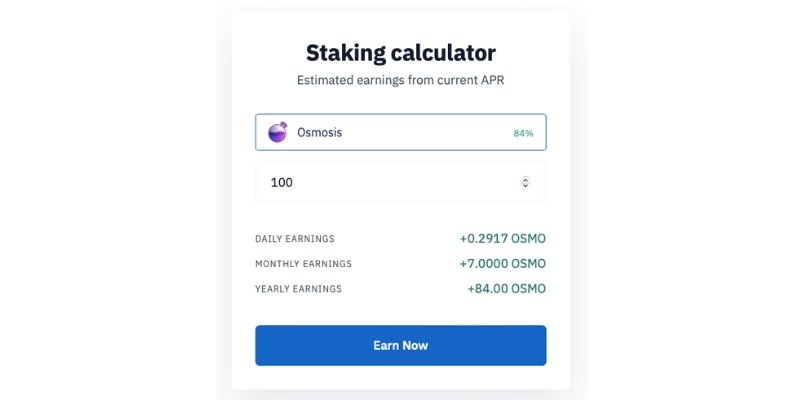 trust wallet staking calculator