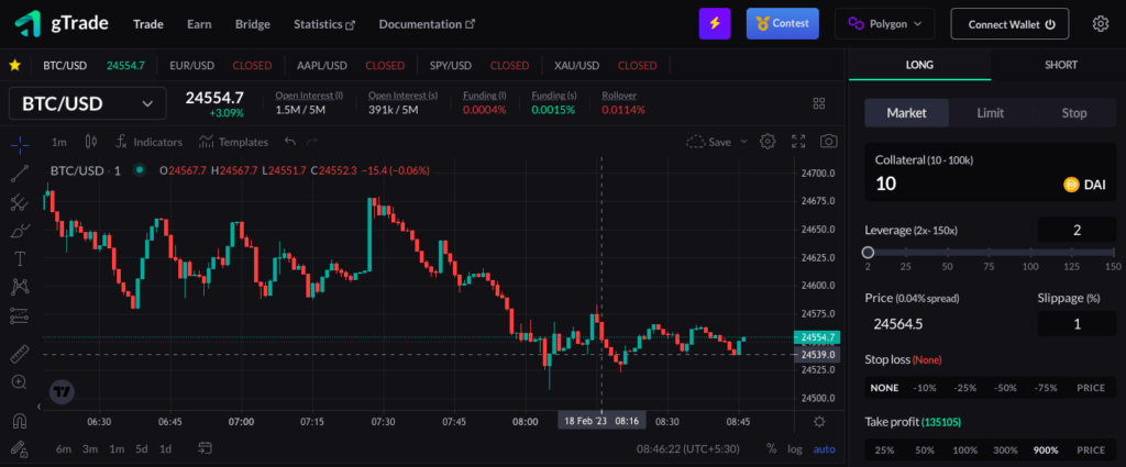 Gains Network dex