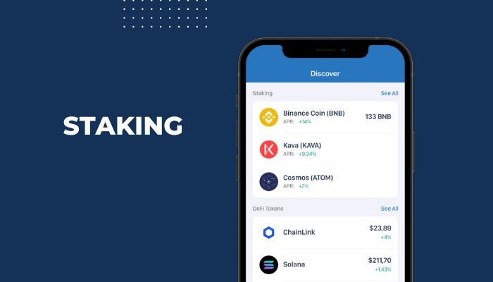 staking with Trust wallet