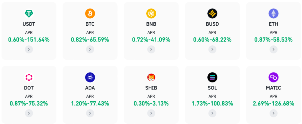 Binance vs Crypto.com staking