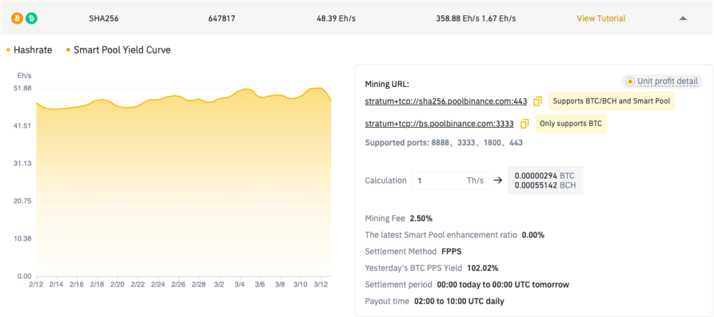 Binance pool