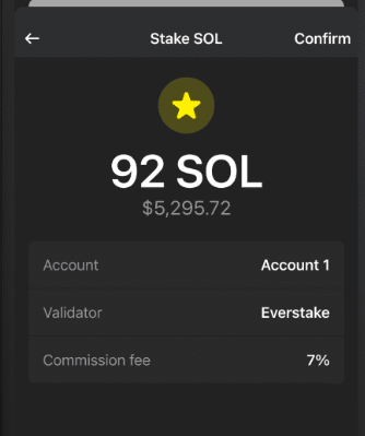 staking SOL Phantom wallet