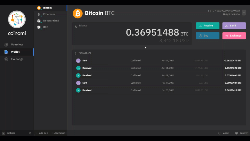 Coinomi wallet App review