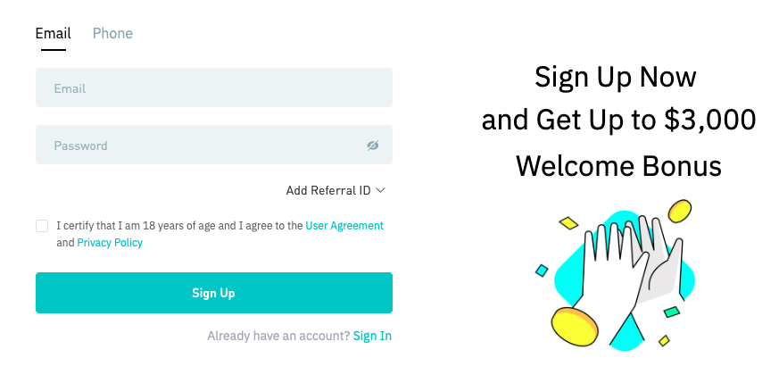 Bitmart signup