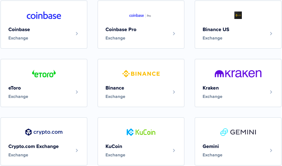 cointracker supported exchanges