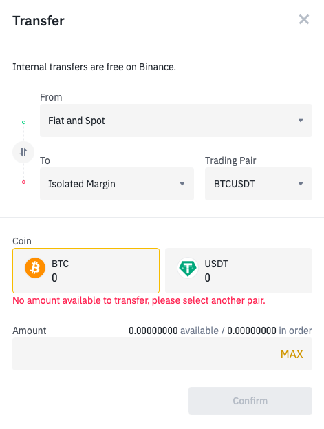 Transfer funds