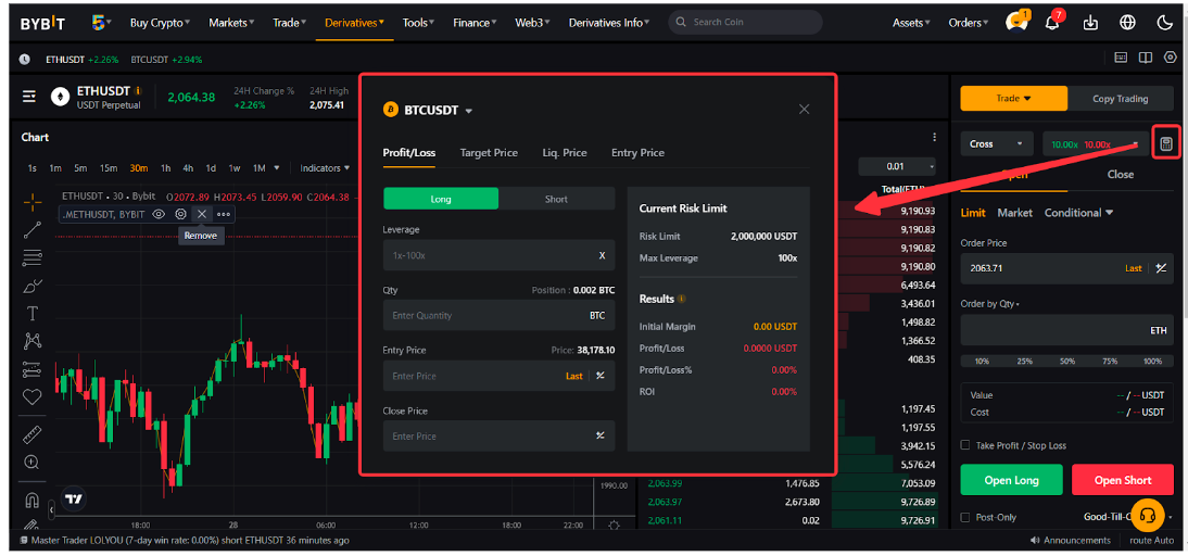 Bybit futures trading crypto exchange