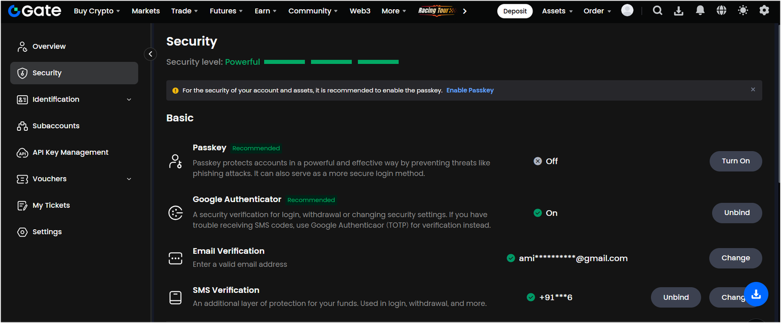 Gate.io security