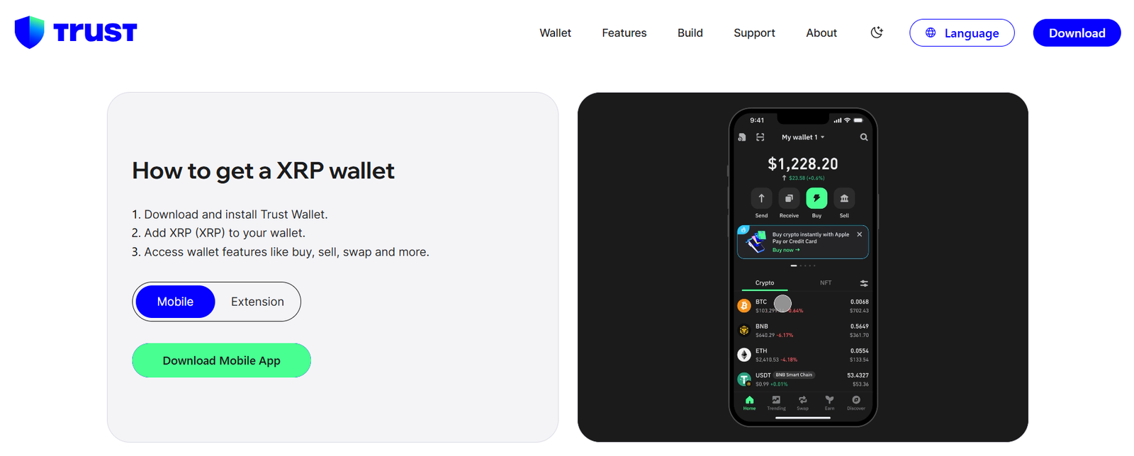 Trust XRP Wallet