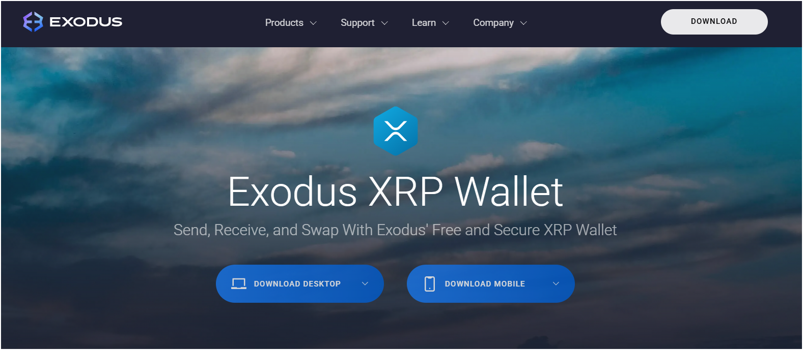 Exodus Ripple wallet