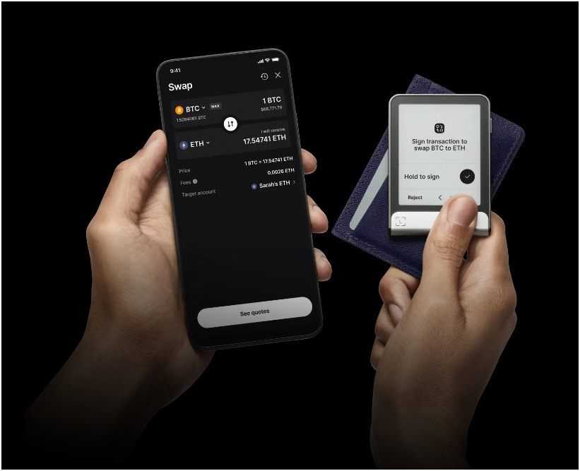 Ledger Flex set up and use