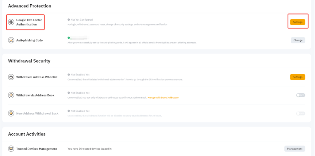 Bybit security