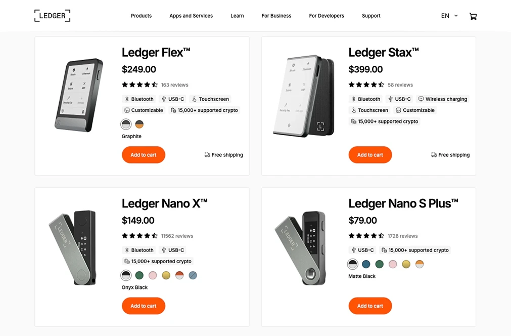 cost to buy ledger flex
