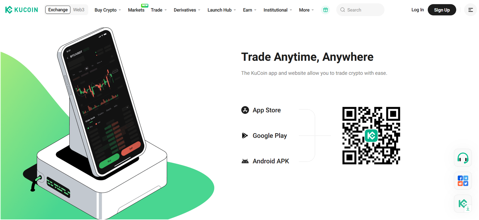 KuCoin best crypto trading app