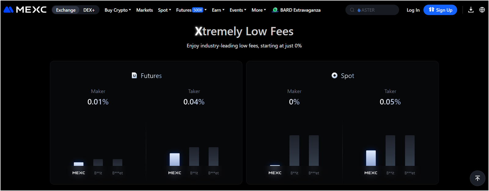 MEXC low-fee liquid exchange