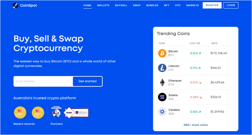 CoinSpot Australian crypto exchange