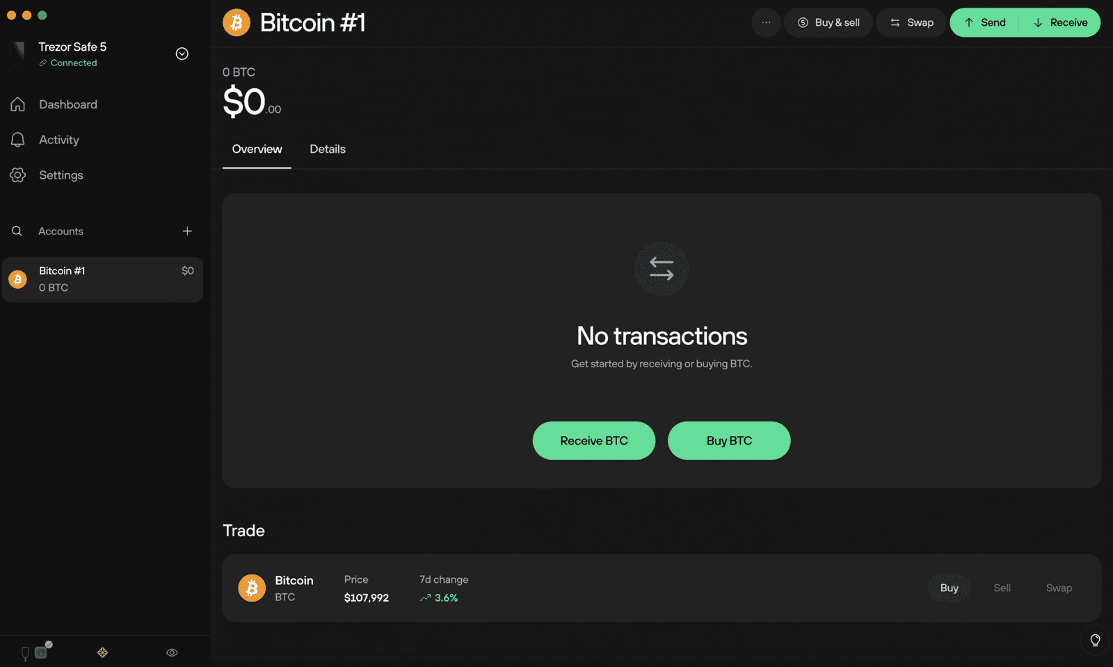 Trezor digital currency wallet