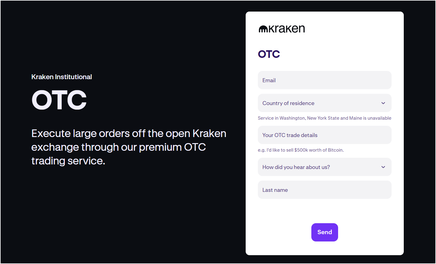 Kraken OTC desk
